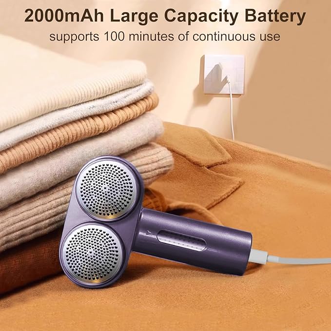 Fabric Shaver, Handzee Electric Lint Shaver, Dual Motor Sweater Shaver
