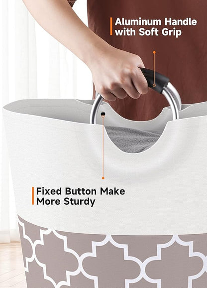 Large Laundry Basket Laundry Hamper Bag Washing Bin Clothes Bag Collapsible Tall