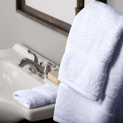 SUPERIOR Egyptian Cotton Pile 3 Piece Towel Set, Includes 1 Bath, 1 Hand