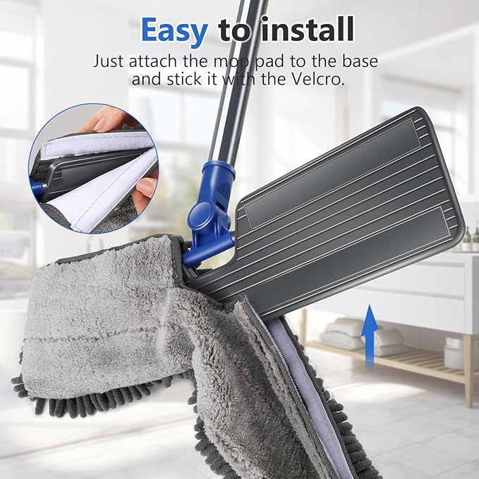 Masthome Microfiber Mops for Floor Cleaning, Dust Mop