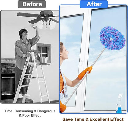 Ceiling Fan Cleaner Duster Reusable Microfiber Ceiling Fan Blade Cleaner
