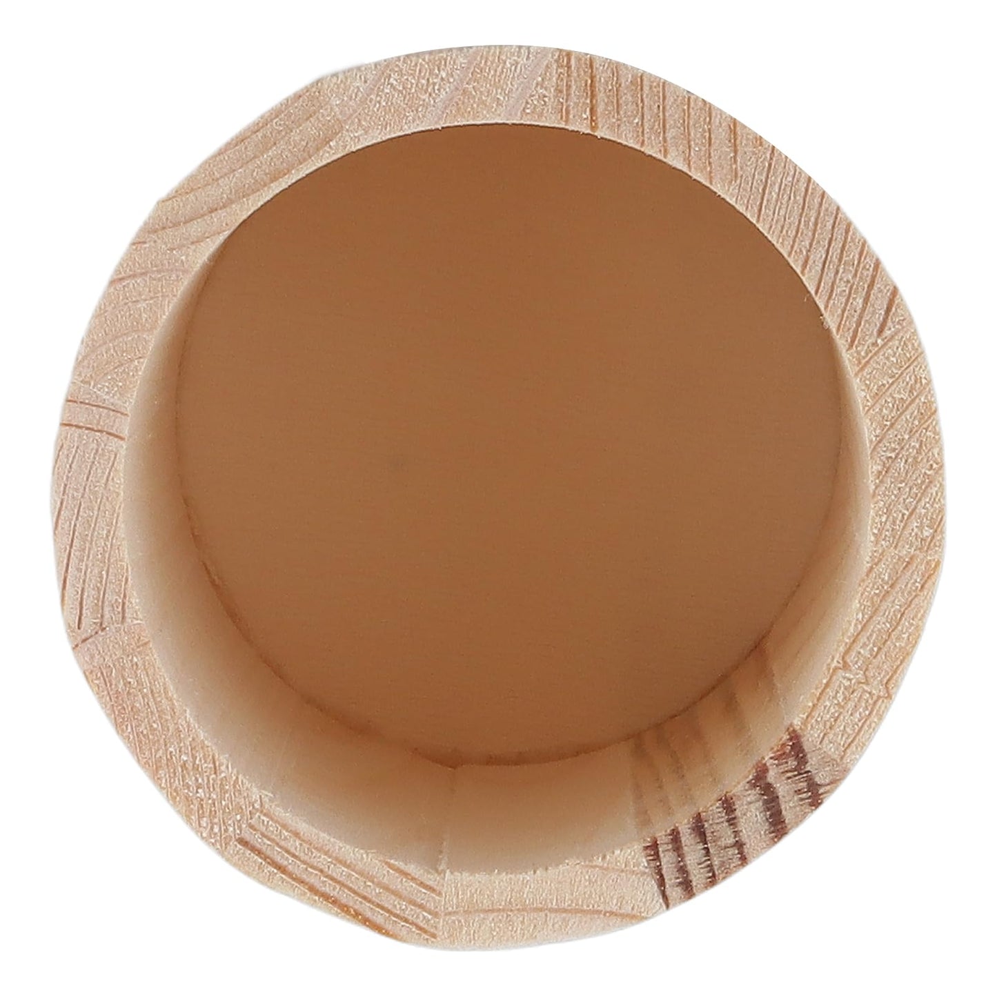 GINLANK 12 Pack 4 Inch Round Wooden Pencil Holders, Unfinished Wood Desk Organizer for DIY Crafts (3x3x4 Inches)