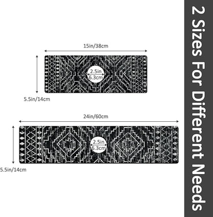 2PCS 24" X 5.5" Kitchen Sink Splash Guard Faucet Mat Aztec Super Absorbent Fast
