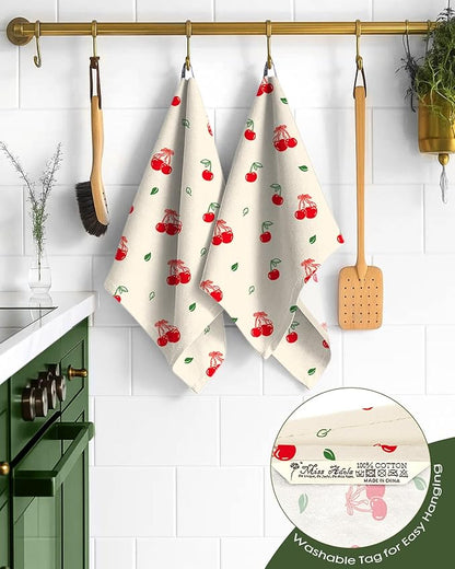 Flour Sack Kitchen Towels Set of 2-18x26 Cotton Dish Towels