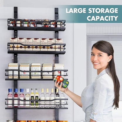 Over The Door Pantry Organizer，6-Tier Over The Door Organizer
