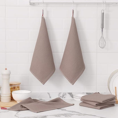 Homaxy 100% Cotton Waffle Weave Dish Cloths