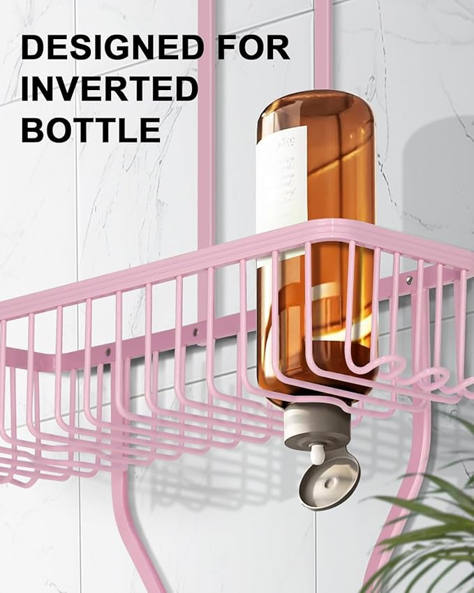 Pink Shower Caddy for Bathroom