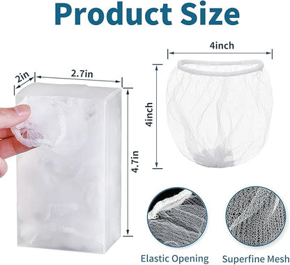 200 PCS Kitchen Disposable Mesh Sink Strainer Bags, Anti-Clogging Drain Filters