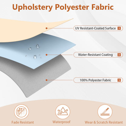 OTOEZ 600D Waterproof Canvas Fabric by The Yard, Fade & UV Resistant Outdoor Upholstery Material 58" W Water Resistant Cordura Polyester Fabric for Marine Boat Awning Tent Chairs DIY, 1 Yard Orange