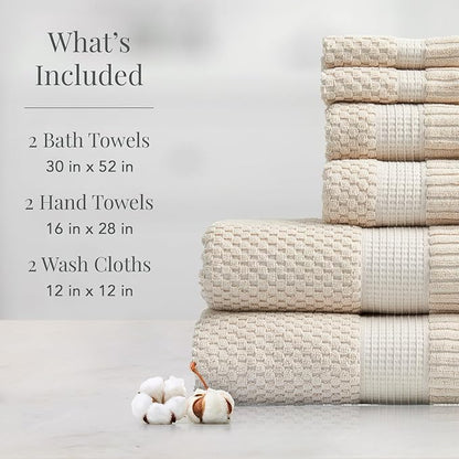 NY Loft 6-Piece Cotton Towel Set