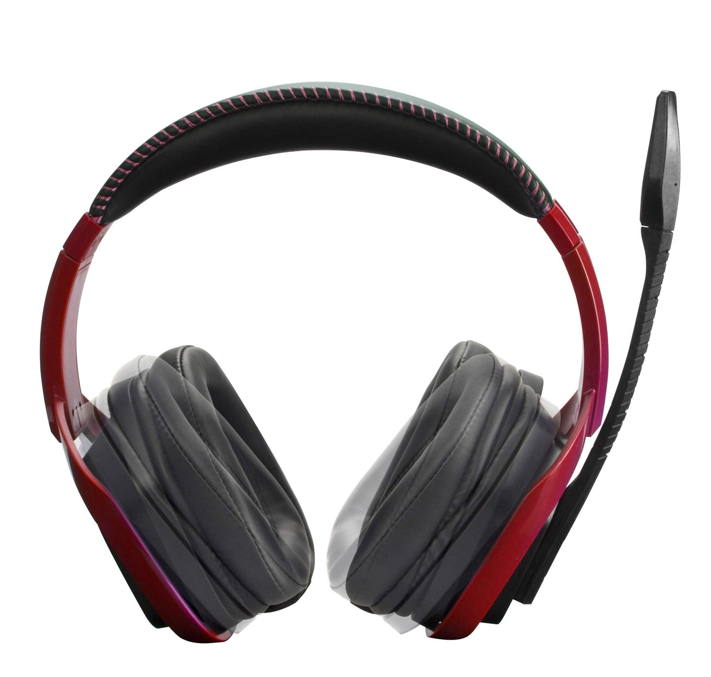 Amazon Basics USB Pro Gaming Headset with Microphone for PC, Red