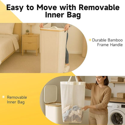 100L Extra Large Foldable Laundry Hamper