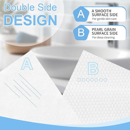 GRANNY SAYS Disposable Face Towel, Face Towelettes Disposable Biobased
