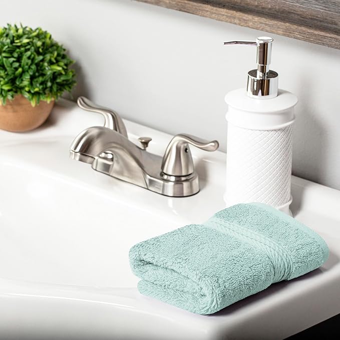 Superior Solid Egyptian Cotton Face Towel Set