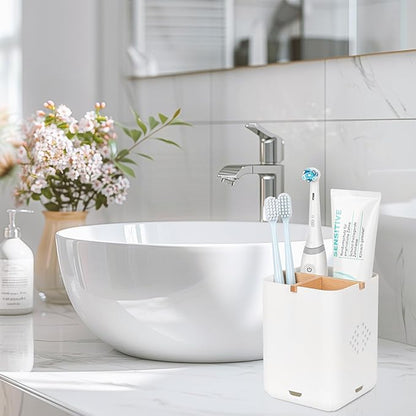 Toothbrush Holders for Bathroom Countertop, Detachable Electric Toothbrush