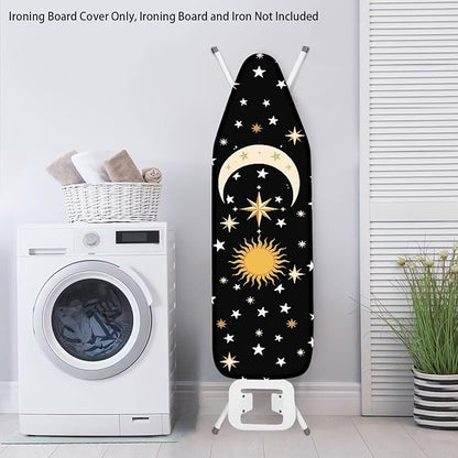 Moon Ironing Board Cover and Pad Stretch 15 x 54 Thick Padding