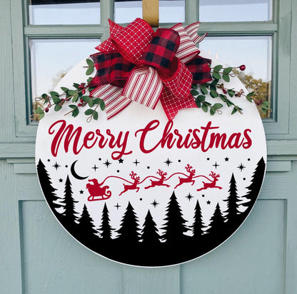 Christmas Stencils for Door Mats 12” Christmas Stencils for Crafts Reusable Christmas Stencil Holiday Drawing Templates for Painting on Wood Doormat Fabrics Decor