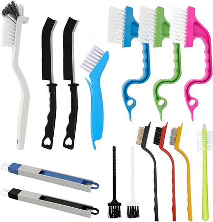 15Pcs Crevice Cleaning Brush Groove Gap Hard Bristle Cleaning Tool Small Clean