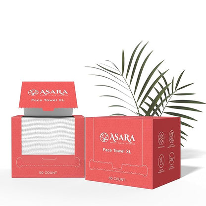 Clean Face Towels Disposable XL Facial Wipes | Add Water As a Makeup Remover |