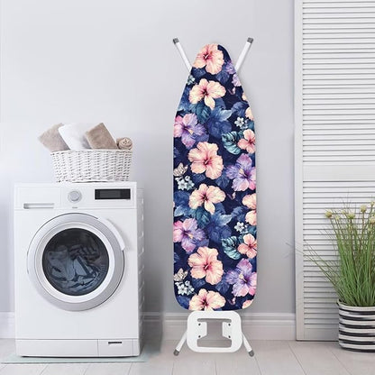 Hibiscus Butterfly Printed Ironing Board Cover Household Iron Board Covers