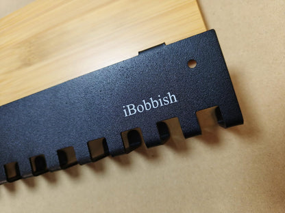 iBobbish Trophy Shelf with Hooks for Medals - Trophy Shelf for Wall Mount Ribbon Display, Trophy Shelves for Gymnastics, Soccer, Wrest,Running Race Medals Awards Rack,Gifts for Runners Luxurious
