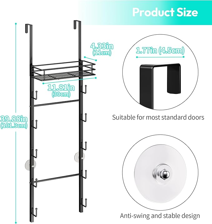 HapiRm Over The Door Purse Organizer