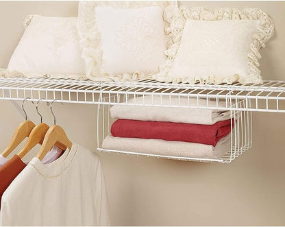 ClosetMaid 17 Inch Wide Hanging Basket Wire Shelving Accessory