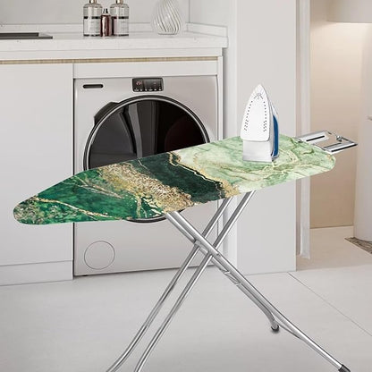 ZDCUSTOM Green Marble Table Top Ironing Board Cover Standard Ironing Board Cover