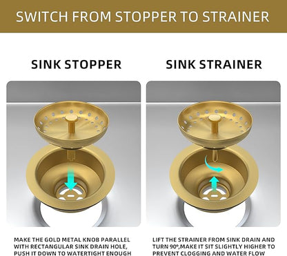 Kitchen Sink Drain Gold Sink Drain Strainer