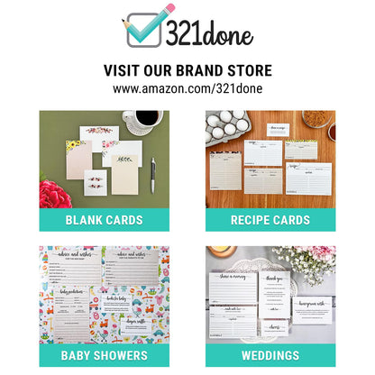 321Done Weekly Planning Notepad Landscape - 50 Sheets (8.5" x 5.5") - Horizontal Weekly Days of Week Paper Note Pad, Planner Organizing - Made in USA - Simple Script