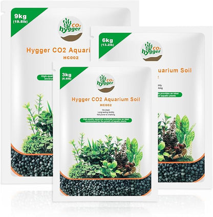 6.6Ib Aquarium Soil Water Grass Mud Fish Tank Aquascaping Aquarium Substrate Soil for Plants and Shrimps,No Need to Wash and No Muddy Water (6.6 Pounds, Aquarium Soil)