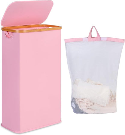 65L Slim Laundry Hamper, Narrow Laundry Basket