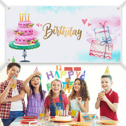 2 Pcs 3x6 Feet Large Blank Banners to Decorate, Thick Polyester Oxford Sublimation Banner with Hanging Ropes, White DIY Banner Signs for Business Indoor Outdoor Wall Decor