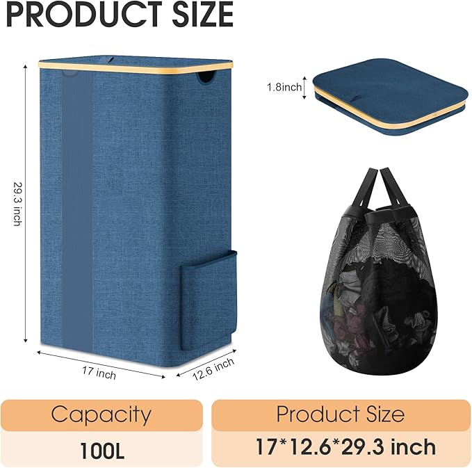 Laundry Basket Clothes Hamper
