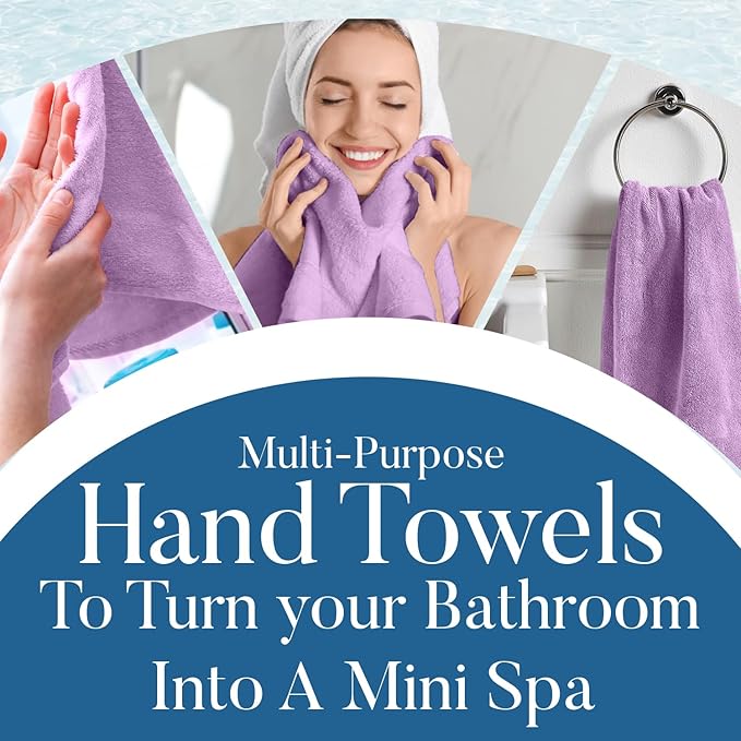 DAN RIVER 6-Pack Premium Hand Towels