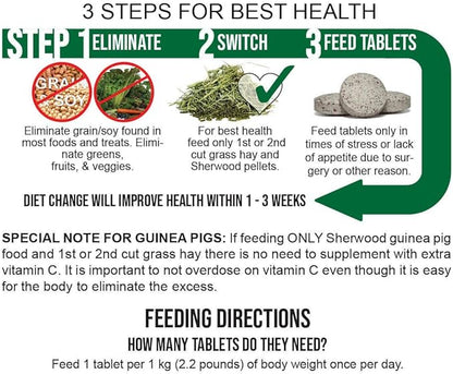 Tripleberry Vitamin C and Bioflavonoids by Sherwood Pet Health (100 Tablets - 60 Grams)