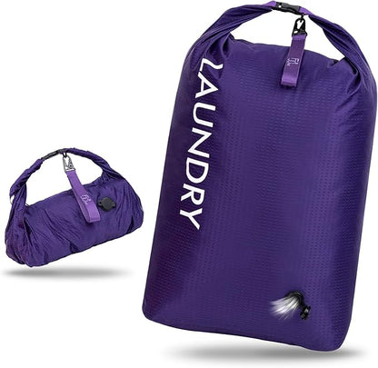 Travel Laundry Bag, Vacuum Compression Dirty Clothes Travel Bag, Waterproof