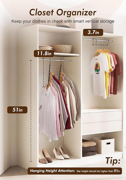 HOUSE DAY Closet Organizers and Storage 12 Pack, College Dorm Room Essentials
