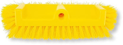 SPARTA Multi-Level Tile Scrub Brush 12" Wide Brush Head, Heavy-Duty Tile