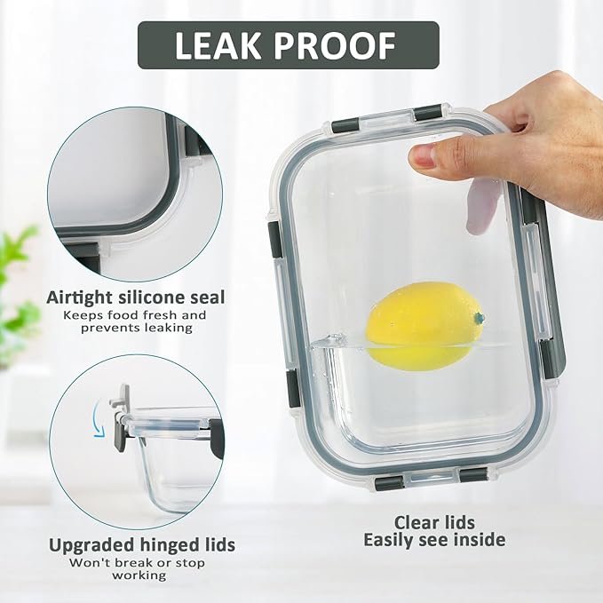 Glass Meal Prep Containers
