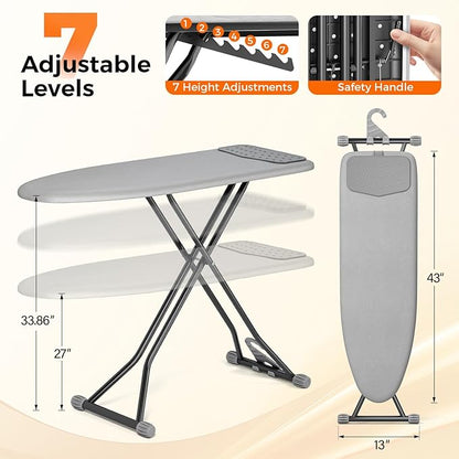 APEXCHASER Ironing Board, Compact Iron Board
