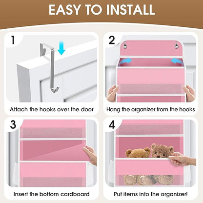 1 Pack Over The Door Organizer Hanging Storage Organizers