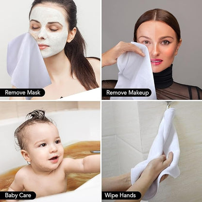 SINLAND Microfiber Facial Cloths Fast Drying Washcloth 12inch x 12inch