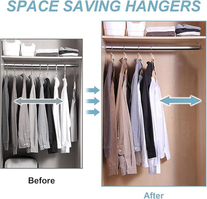 50 PCS Space Saving Hanger