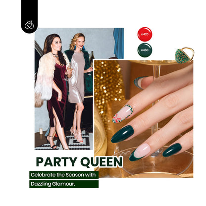 Beetles Cat Eye Gel Polish Set - 24Pcs 20 Colors Glitter Dark Color Changing Gel Nail Polish Kit with Base Gel Glossy Matte Top Coat Soak off UV DIY Nail Art Salon Ombre Black Nails Gift