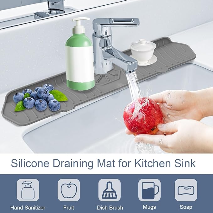 Faucet Guard - 90 Foldable Drain Mat