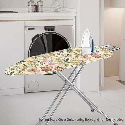 Butterfly Daisy Flower Ironing Board Pad and Cover Durable Thick Daisy Ironing