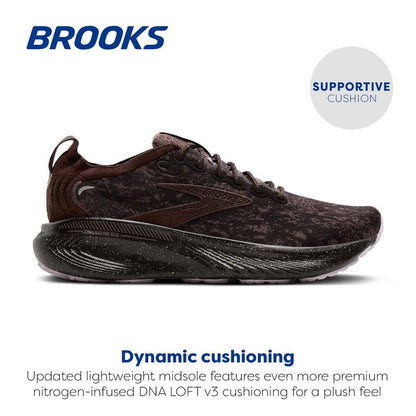 Brooks Women’s Adrenaline GTS 25 Supportive Running & Walking Shoe - Plum/Raisin/Ganache - 10 Medium