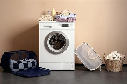 4 Pack Collapsible Laundry Baskets Popup Mesh Laundry Basket Durable Handles