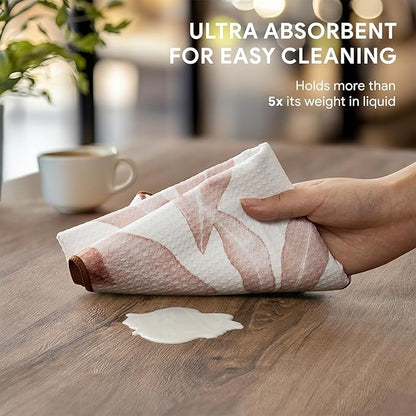 RECYCO Waffle Kitchen Towel Set of 2